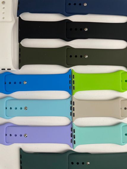Силіконовий ремінець для розумного годинника Smart Watch 38/40 (Рожевий) | Зображення 3