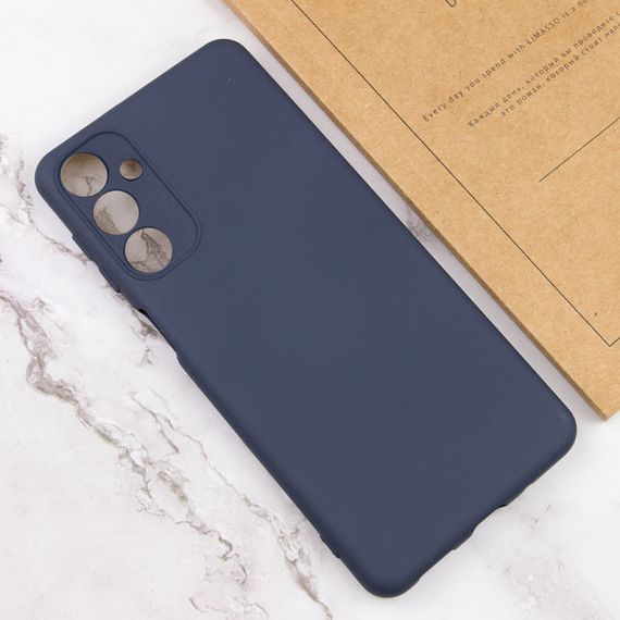 Чохол Silicone Cover Lakshmi Full Camera (A) для Samsung Galaxy A14 4G/5G Синій / Midnight Blue | Зображення 3