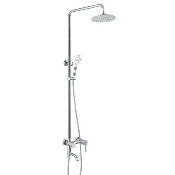 Душова колона зі змішувачем (нерж.сталь) Haiba NOX-009-J (HB2790)