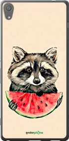 Чохол на Sony Xperia XA Ultra Dual F3212 Єнотик з кавуном "4605u-391-2448"
