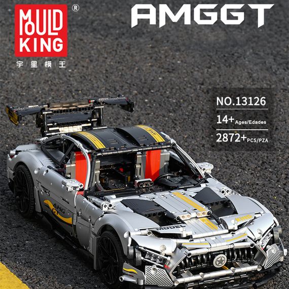 Конструктор Mould King 13126 Мерседес AMG GT 1:8 QuickSilver | Зображення 5