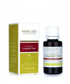 Еліксир східний гриб 30 мл. Шиітаке, кораловий гриб, муер, енокі в краплях.