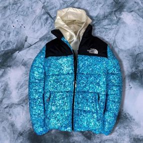 Пуховик The North Face блакитний | 7-415