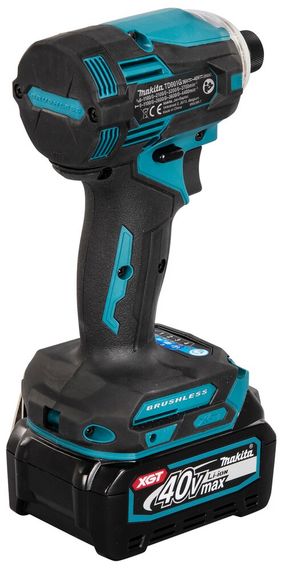 Гвинтокрут імпульсний акумуляторний Makita TD001GM201 (220 Нм, 1/4", BL, XGT) | Зображення 6