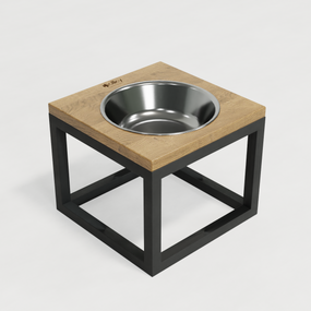 Миска на подставке для больших собак Hollky Base Solo XL (1 × 1,8 л) Solo XL-262620-GRNT