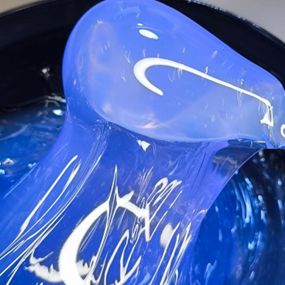 Прозрачный гель для наращивания ногтей Польiа LED Violet 1кг