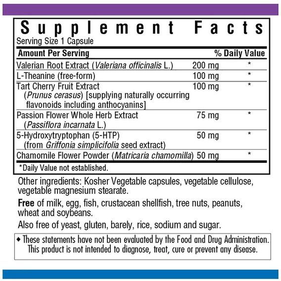 Комплекс для сну Bluebonnet Nutrition Targeted Choice, Sleep Support 30 Veg Caps | Зображення 1