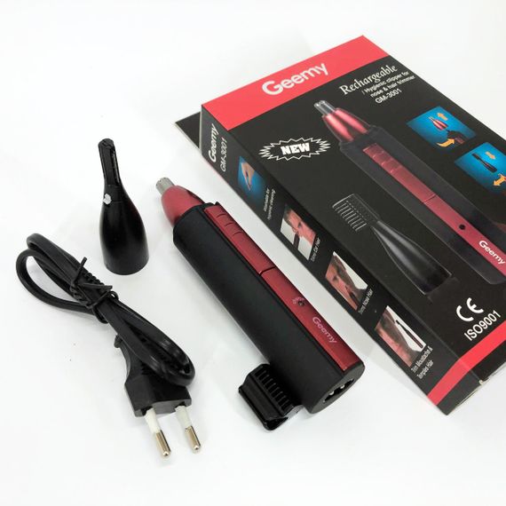 Тример Gemei GM-3001 для носа та вух, бездротова електробритва, тример для вусів, тример бездротовий | Зображення 7