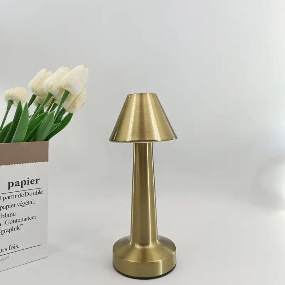 Настільна лампа металева з акумулятором Table Lamp Настільна сенсорна LED-лампа | Зображення 2