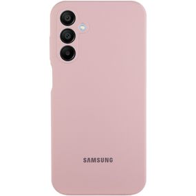 Чохол Silicone Cover Lakshmi Full Camera (AAA) with Logo для Samsung Galaxy A15 4G/5G / M15 5G Рожевий / Pink Sand