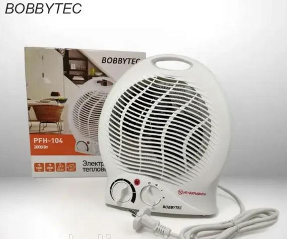 Нагрівач тепловентилятор дуйка BOBBYTEC 2000 Вт | Зображення 1