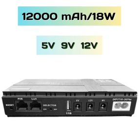 UPS Бесперебойник для wi-fi роутера 10400э mAh/18W з виходом 5V, 9V, 12V, ИБП для роутера  скидка