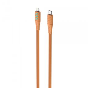 Кабель USB-C - Lightning HAVIT HV-CB6255 PD30W 1м з LED індикатором Orange