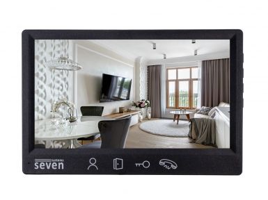 Видеодомофон SEVEN DP-7571 FHD black