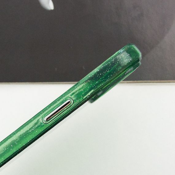 Чехол TPU Radiance with MagSafe для Apple iPhone 14 (6.1") Green | Зображення 5