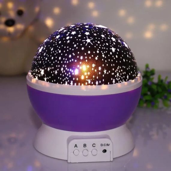 Ночник-проектор звездное небо Star Master Dream QDP01 Фиолетовый, синий, розовый