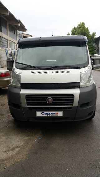 Козырек на лобовое стекло (черный глянец, 5мм) для Citroen Jumper 2007-2024 и | Зображення 9