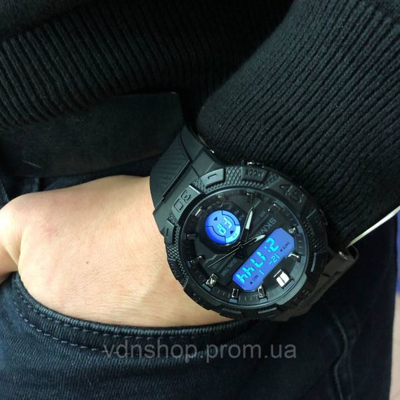 Водонепроницаемые наручные часы для военных спорта SKMEI, Мужские круглые спортивные часы SL-82 | Зображення 3