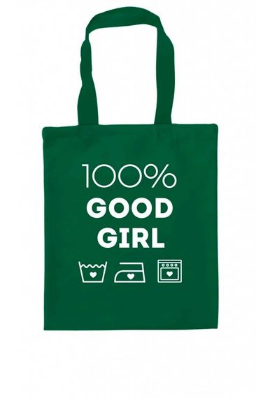 Сумка-шопер Kvarta 100% Good girl green 4237 35х40 см