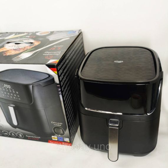 Мульти фритюрница ADLER AD 6317 5.5Л 2500Вт, Аэрогриль электрический для жарки без масла MS-79 | Зображення 7