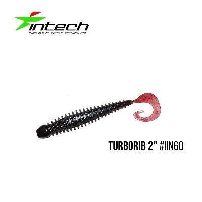 Силиконовая приманка, Съедобный силикон Intech Интеч Turborib 2"12 шт IN60