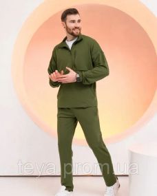Спортивний костюм колір хакі розмір S FI_009526