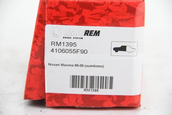 Колодки передні гальмівні Nissan Maxima 88-00 (sumitomo), GOODREM (RM1395) | Зображення 2