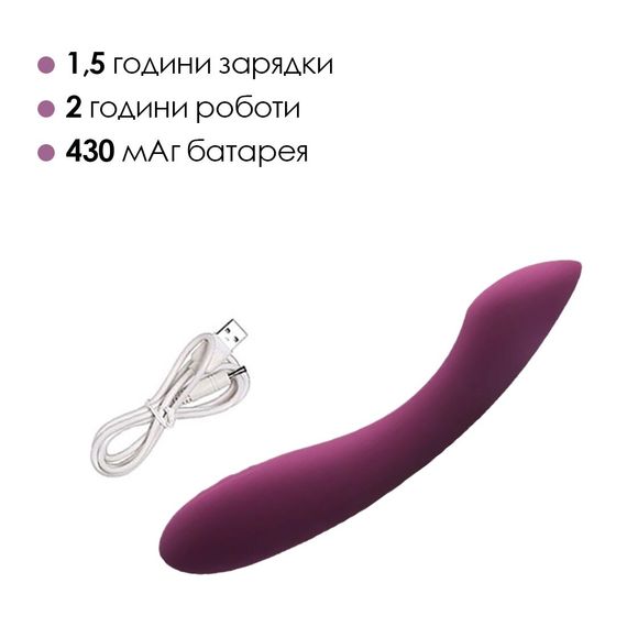 Вібратор для точки G з інтелектуальним режимом Svakom Amy 2 Violet | Зображення 4