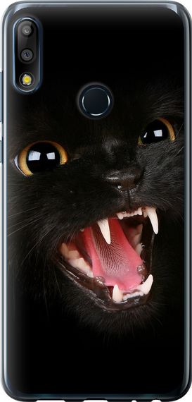 Чехол на Asus Zenfone Max Pro M2 ZB631KL Чёрная кошка "932u-1641-17620"