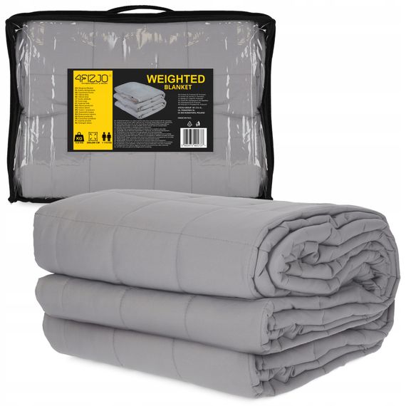 Ковдра важка (обтяжена) 4FIZJO 13.6 кг 150 x 200 см Grey (P-5905973405737)