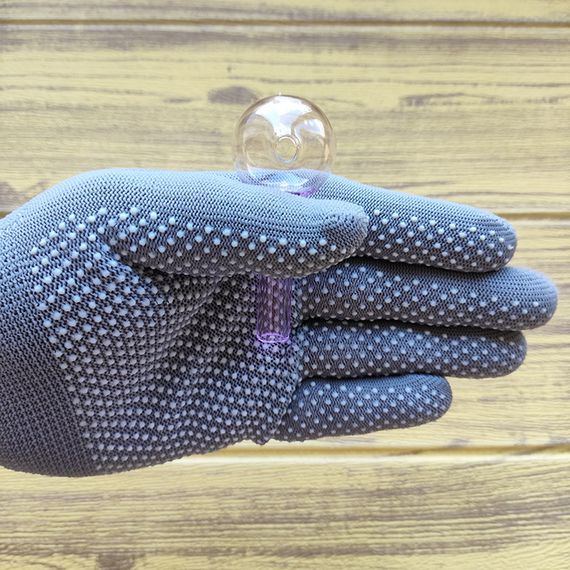 Стеклянная трубка Micro Plus Oil Pink | Зображення 2