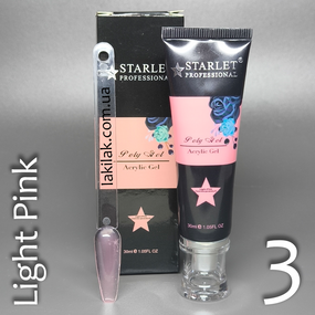 Полигель Starlet Professional №03 (Light Pink) в тюбике 30мл
