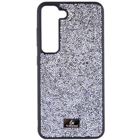 TPU чехол Bling World Rock Diamond для Samsung Galaxy S23+ Серебряный