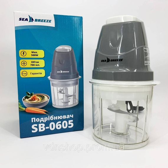 Кухонний електричний подрібнювач-блендер SeaBreeze SB-0605, Блендер побутовий електричний NY-21 | Зображення 8