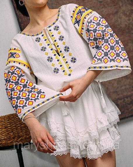 Женская вышиванка yellow ПП7451 | Зображення 1