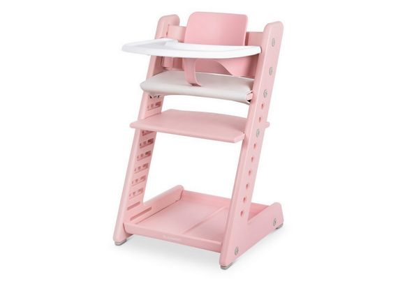 Стульчик для кормления ME 1101 Pink, многоступенчатый, розовый