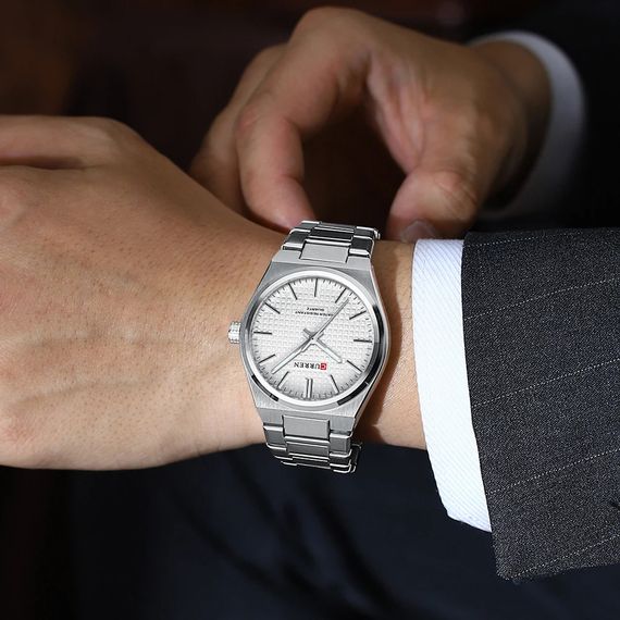 Чоловічий годинник Curren 8439 Silver-White | Зображення 2