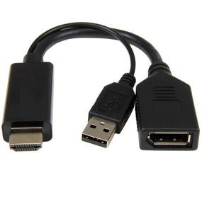Адаптер-перехідник HDMI на DisplayPort Cablexpert A-HDMIM-DPF-01