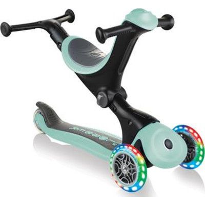 Самокат Globber Go Up Deluxe Lights 5 в 1 Led мятный (646-206) | Зображення 1
