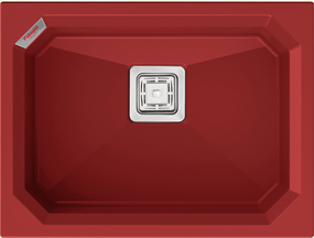 Гранітна мийка Fabiano Crystal 61x46 Rouge 8221.301.1549