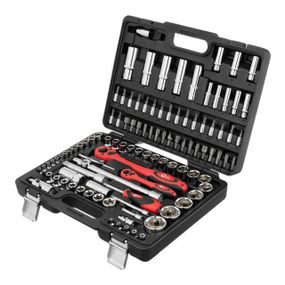 Професійний набір інструментів 1/2", 1/4", 108 од., Cr-V INTERTOOL ET-6108