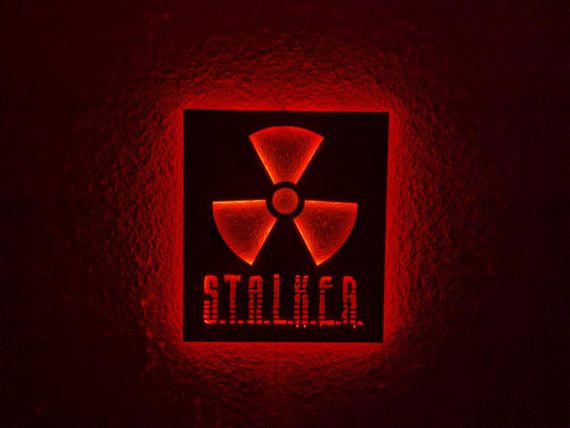 Панно декоративне картина на стіну Сталкер 2 LED підсвітка 16 кольорів пульт 350х400 acr-p000204 | Зображення 1