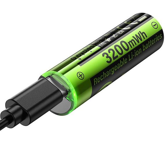 Акумуляторні батарейки Hoco JA3 (AA) Energy 2 pcs Black | Зображення 4