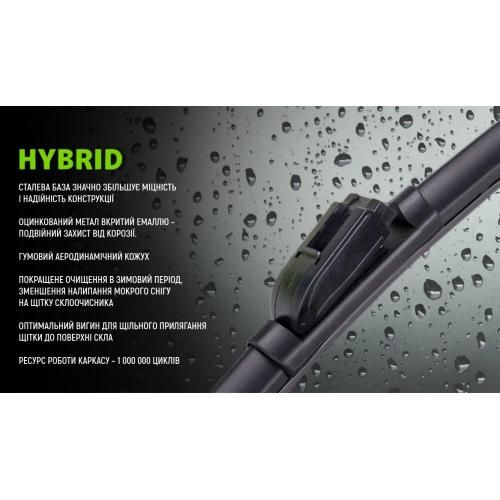 Щітки склоочисника гібридні VOIN 19"-480мм (TPX6M-19") HYBRID | Зображення 3