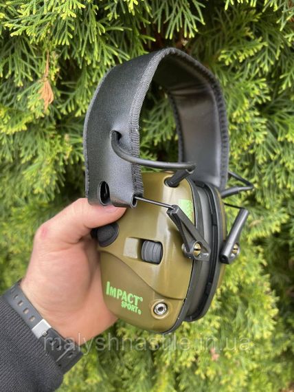 Навушники активні Impact Sport Olive | Зображення 4