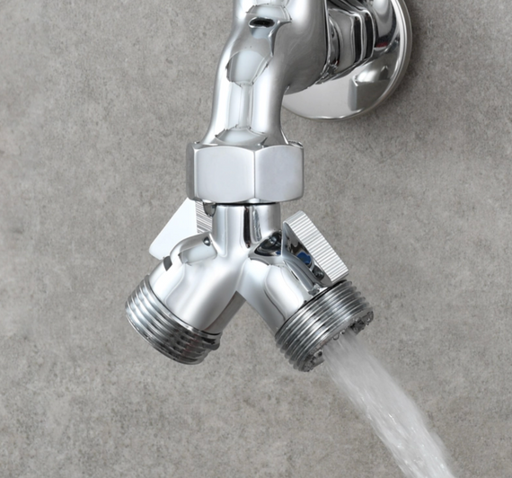 Душовий кронштейн із запірним клапаном G 3/4 Tecmolog Chrome Brass Душовий роздільник 2-ходовий для душового го | Зображення 7