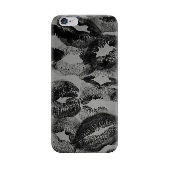 Чохол з унікальним дизайном для Iphone 8 / Iphone 7/ Iphone SE 2 2020 / Iphone SE 3 2022 З принтом «Чорно-сірі поцілунки»