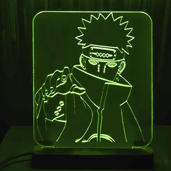 Акриловий світильник-нічник Пейн Нагато зелений tty-n000082