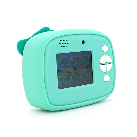 Дитячий фотоапарат D1-A Зелений Динозавр, екран IPS 2,4-дюйми, Type-C, Green, BOX | Зображення 2
