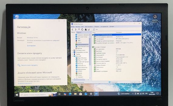 Ноутбук Б-класс Lenovo ThinkPad L570 / 15.6" (1366x768) TN / Intel Core i3-7100U (2 (4) ядра по 2.4 GHz) / 8 GB DDR3 / 180 GB SSD / Intel HD Graphics 620 / WebCam / DVD-ROM / Win 10 Pro б/у | Зображення 9